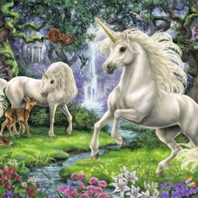 Puzzle unicornii mistici 200 piese